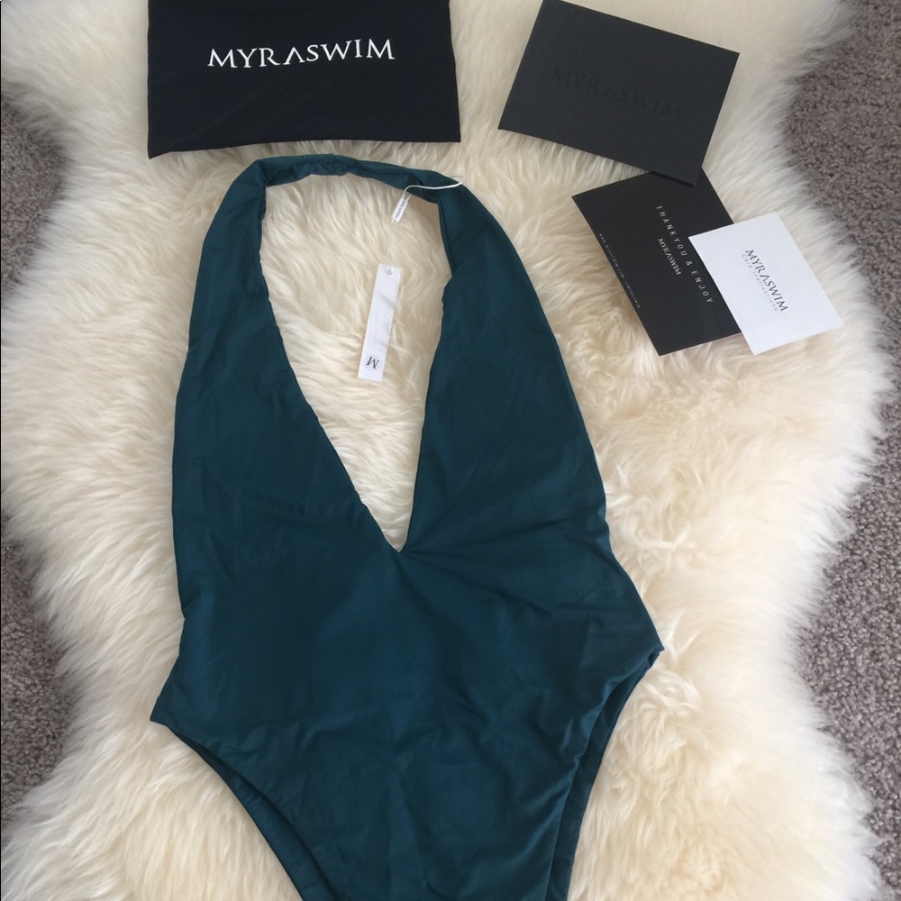 Myraswim Ralph Teal One Piece Swimsuit